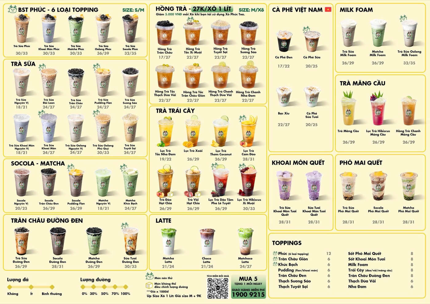 Cửa hàng Phúc Tea Bà Rịa Vũng Tàu ngày khai trương