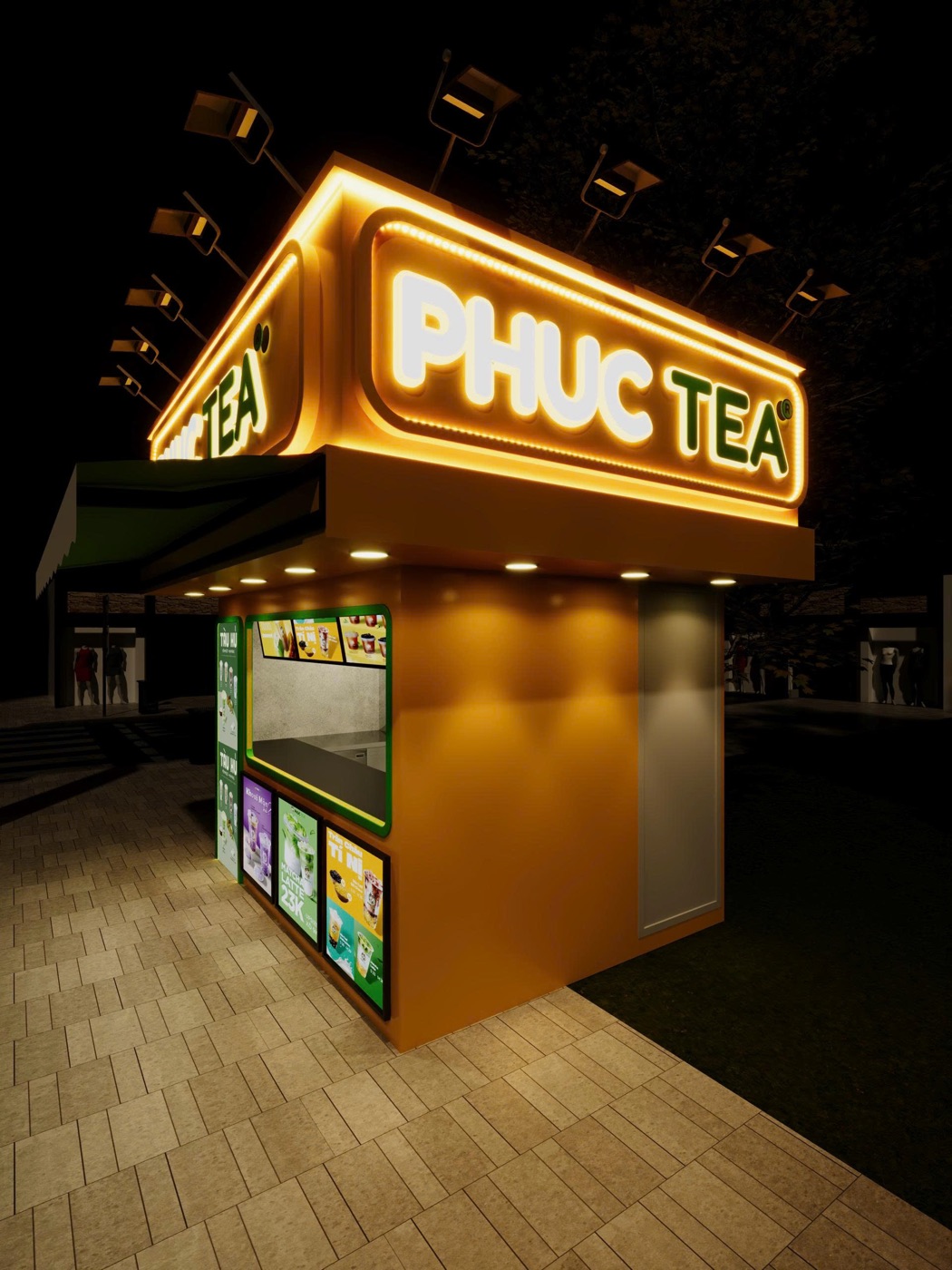 Không gian cửa hàng Phúc Tea Bà Rịa Vũng Tàu