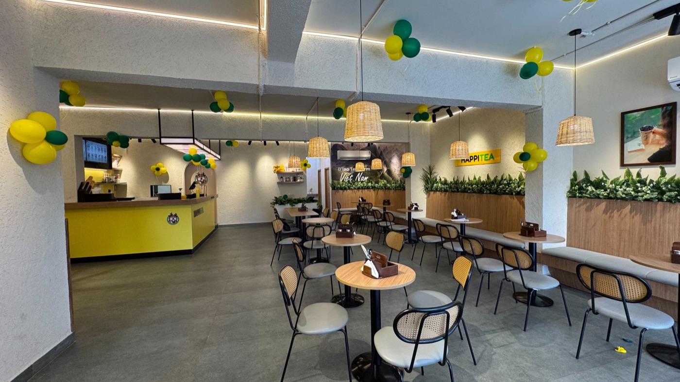 Thức uống trà sữa và cà phê Việt tại HappiTea Hyderabad