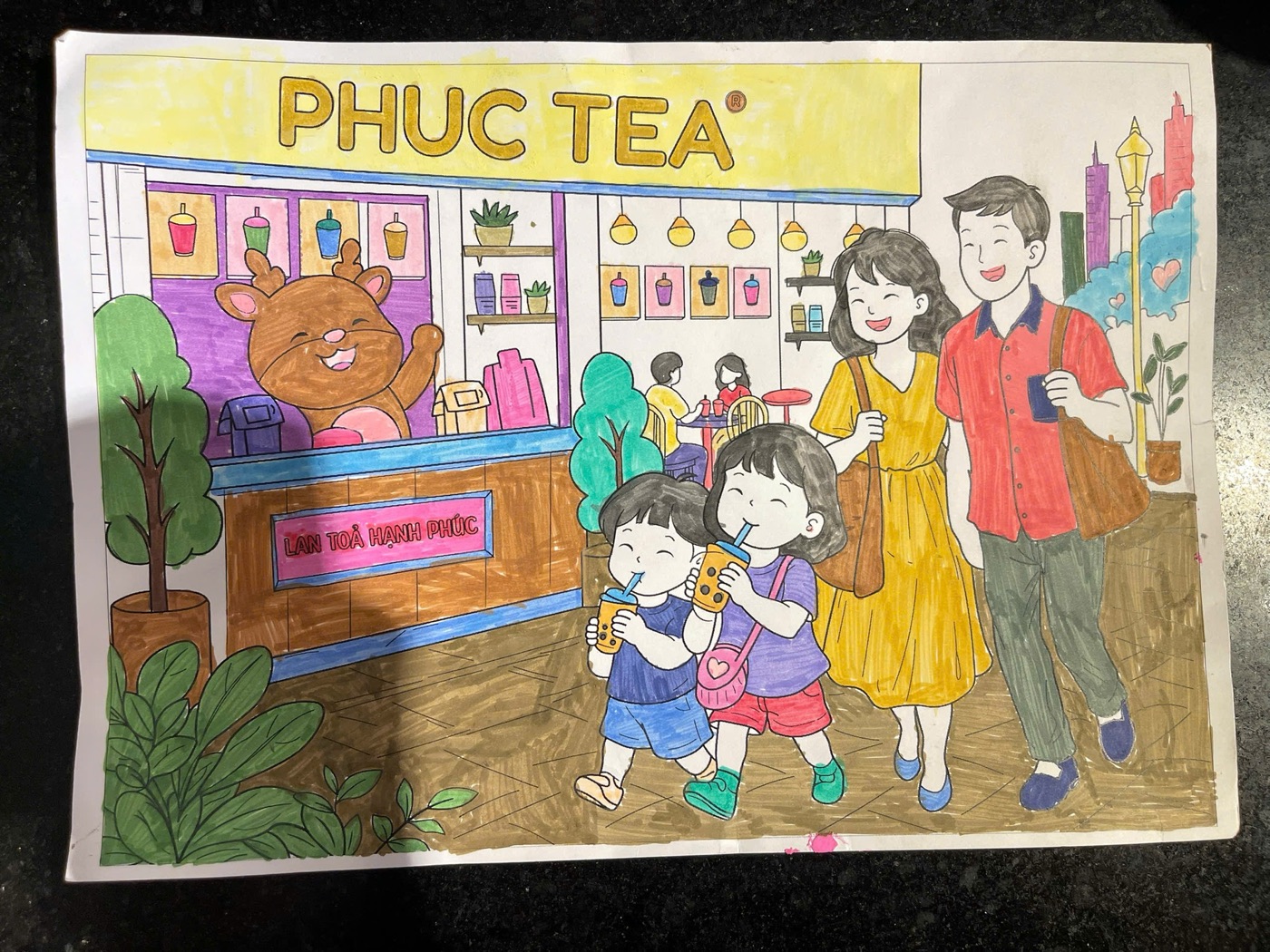 Chương trình Tô Màu Yêu Thương của Phúc Tea dịp Quốc tế Thiếu nhi