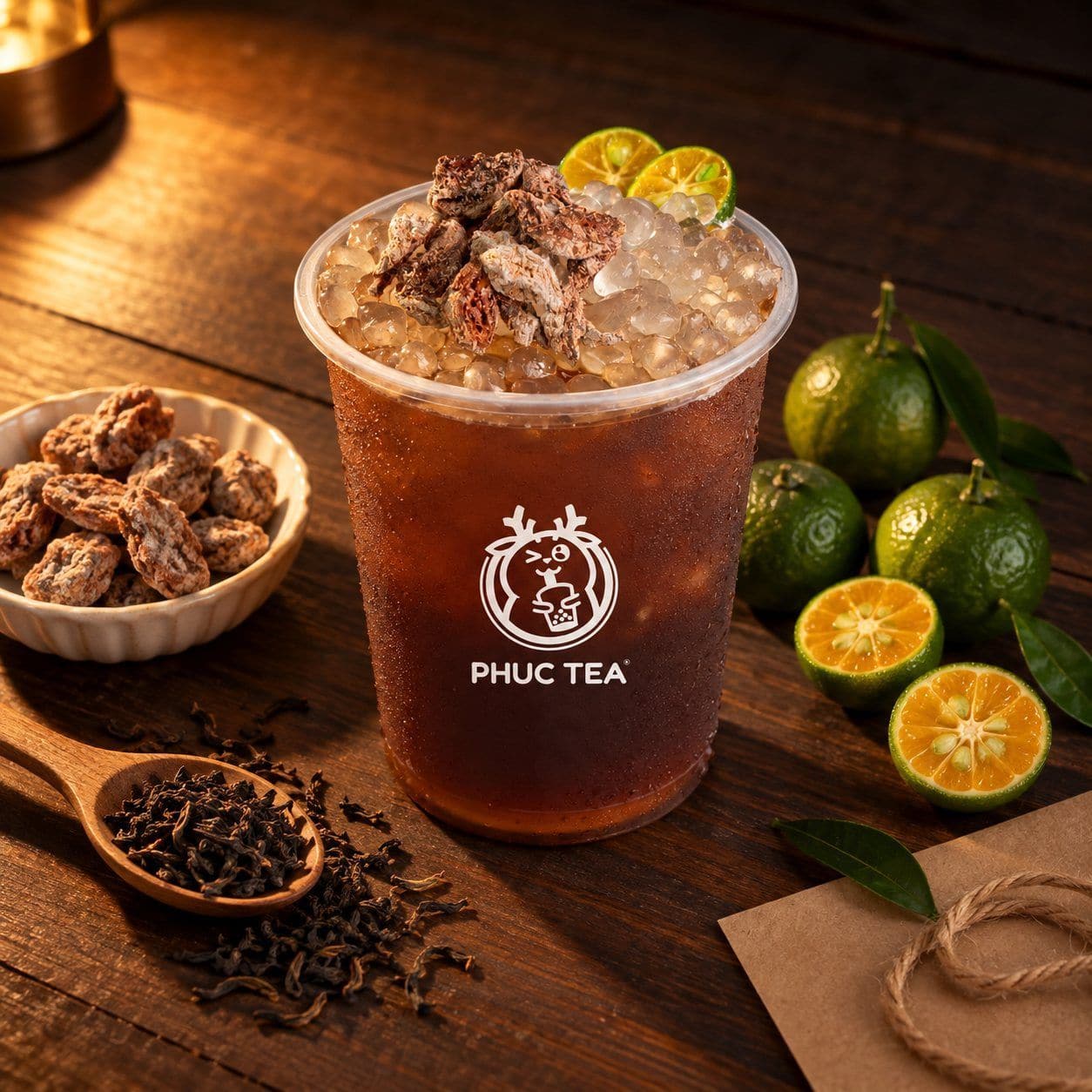 Hồng Trà Tắc Xí Muội - Phúc Tea 饮品