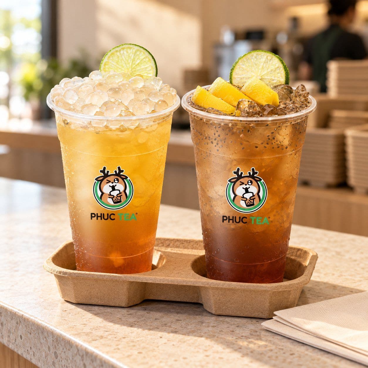 Lục Trà Xoài - Phúc Tea 饮品