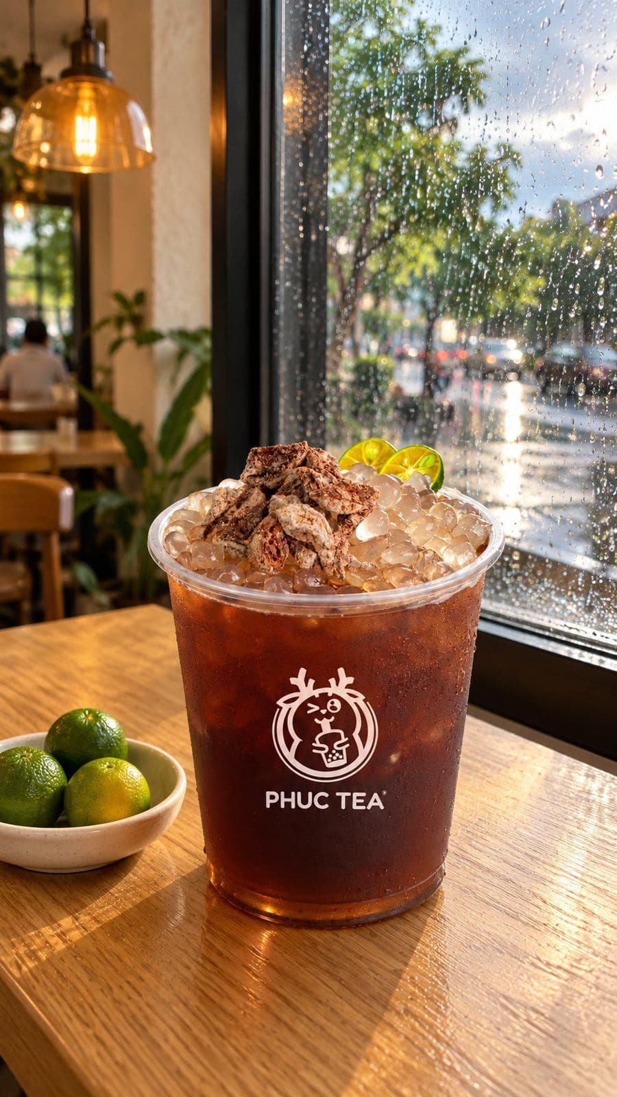 Hồng Trà Tắc Xí Muội - Phúc Tea 饮品