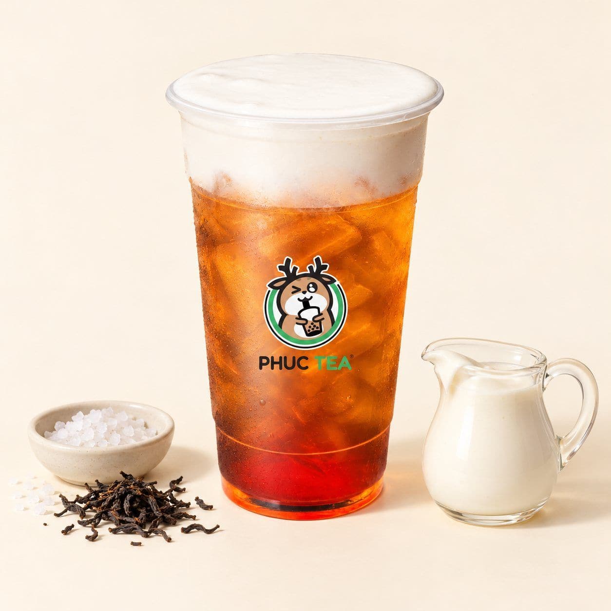 Hồng Trà Kem Muối - Phúc Tea 饮品