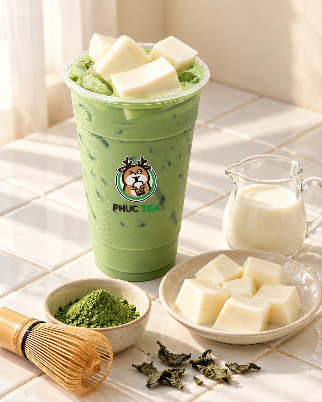 Matcha Khúc Bạch, Matcha - Phúc Tea 饮品