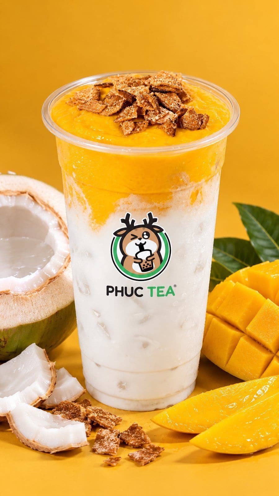 Xoài Sữa Dừa Non - Phúc Tea 饮品