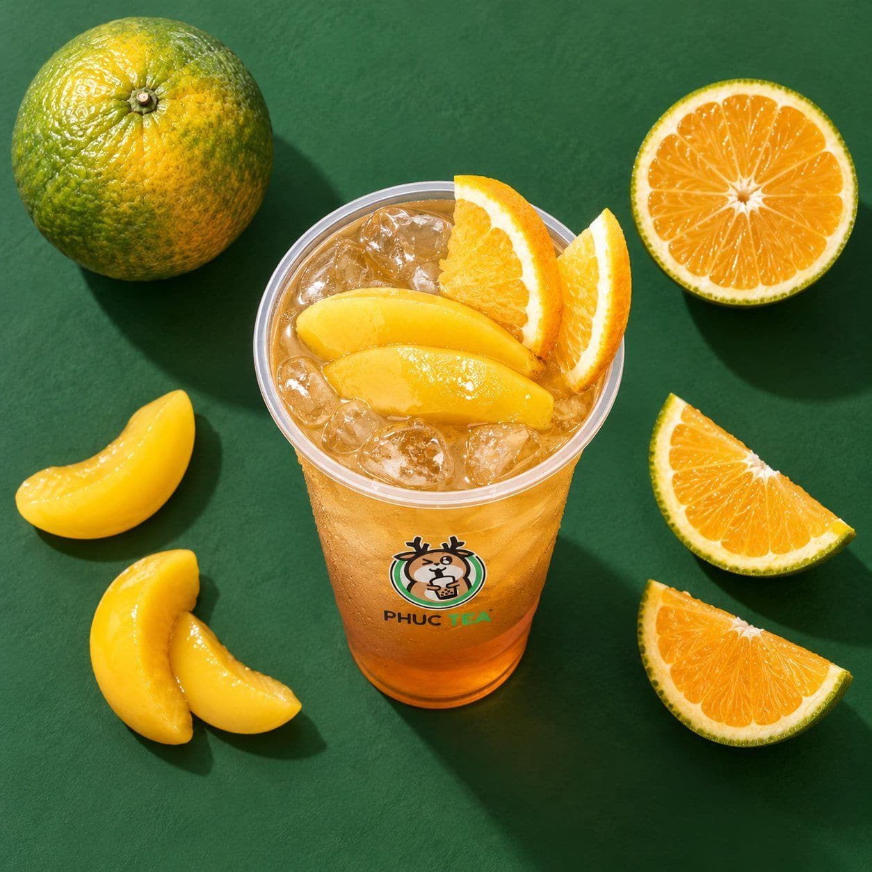 Trà Cam Đào - Phúc Tea 饮品