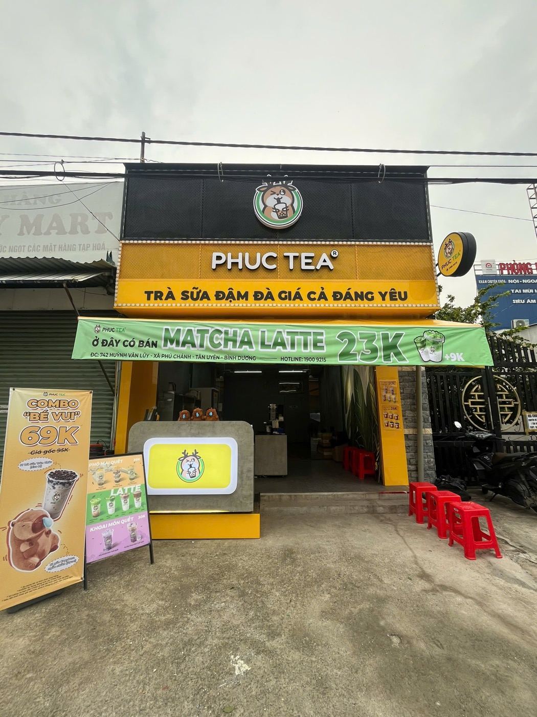 Cửa hàng nhượng quyền Phúc Tea mô hình tinh gọn