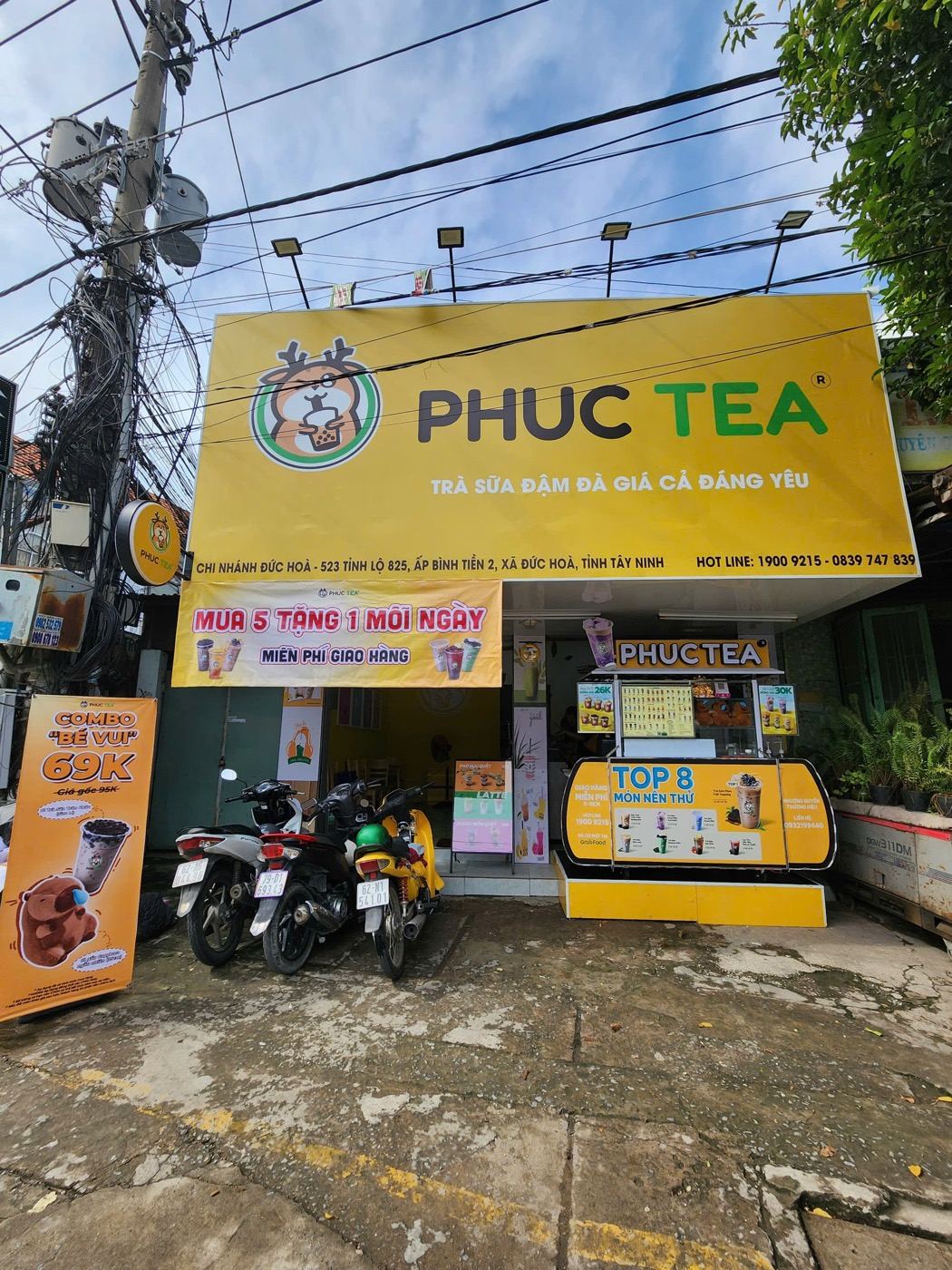 Mô hình Xe đẩy Phúc Tea