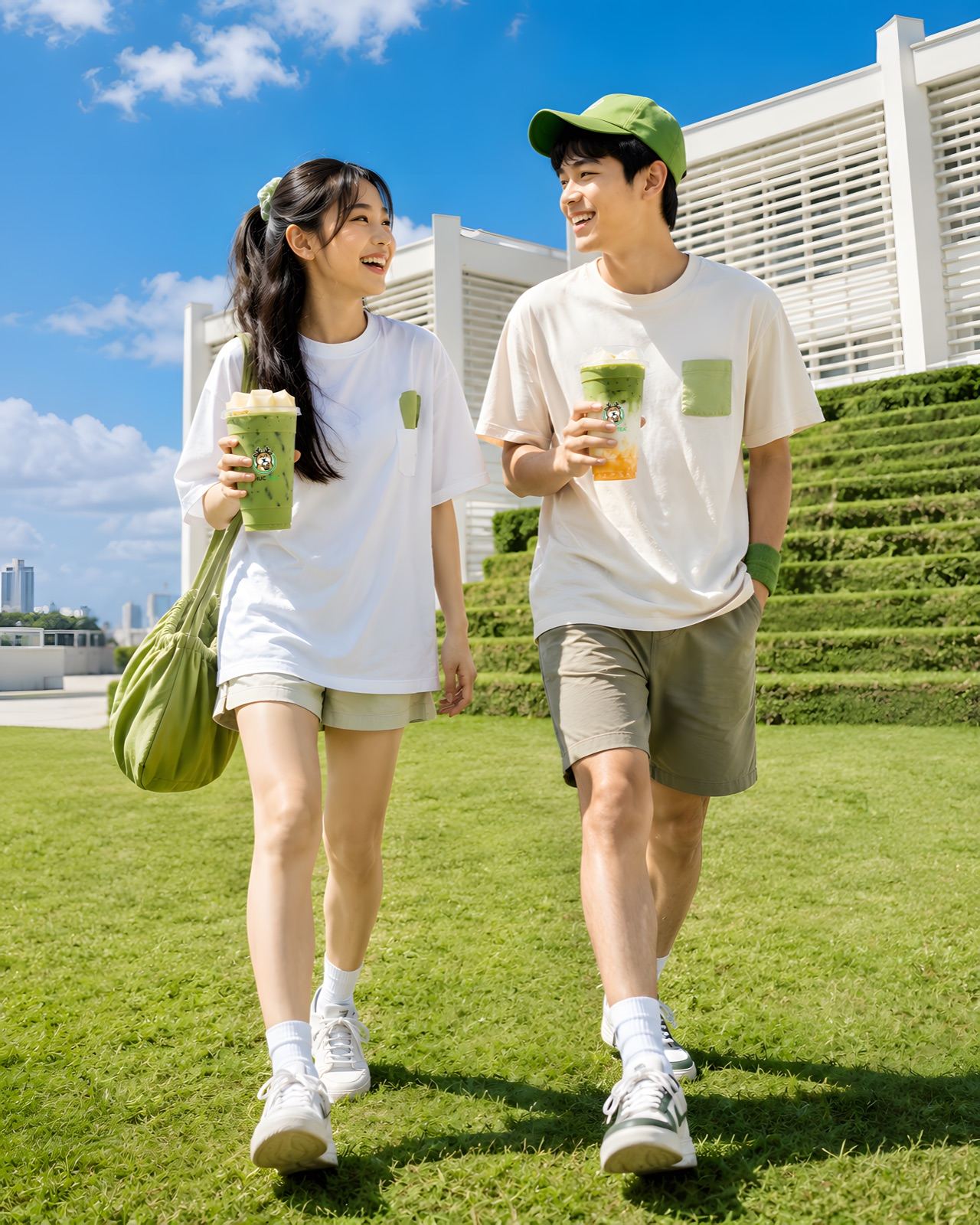 Cặp đôi dạo bước cùng Phúc Tea